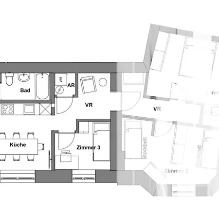 New Modern Parking Singlesizeroom In Top2 Leitendorf