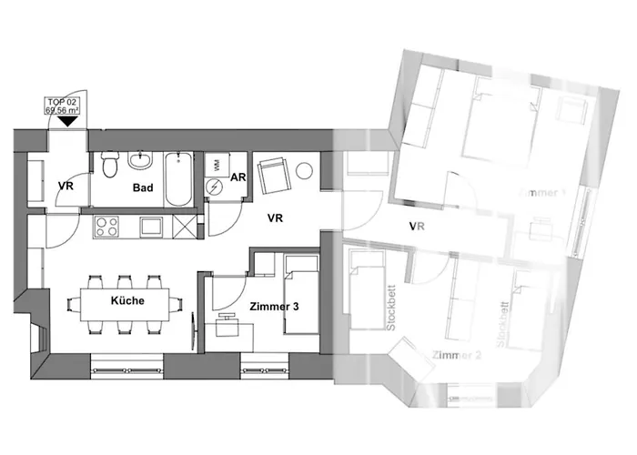New Modern Parking Singlesizeroom In Top2 Leitendorf